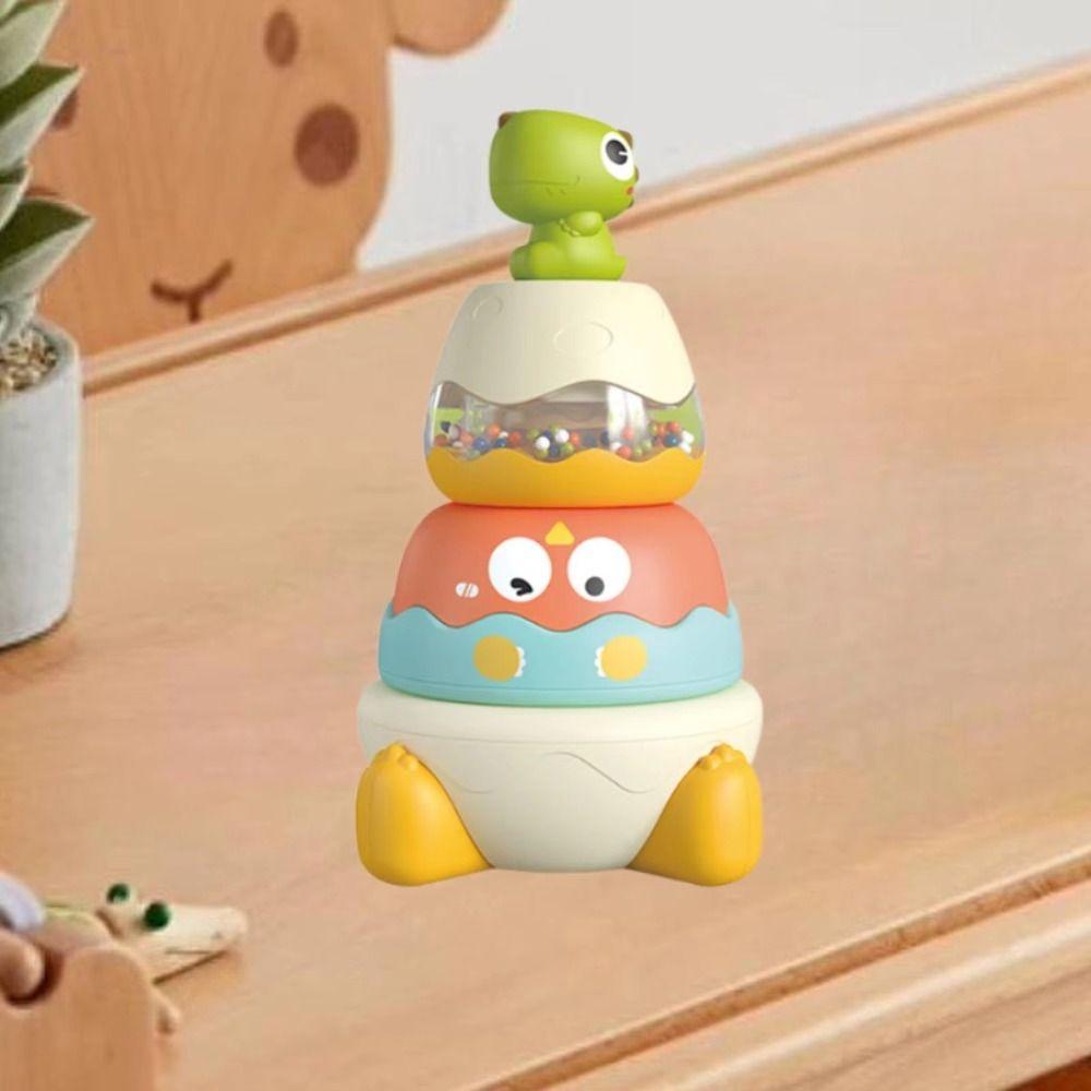 Montessori Toy Stacking Rings Developmental Toys  Develop Cognition Ability