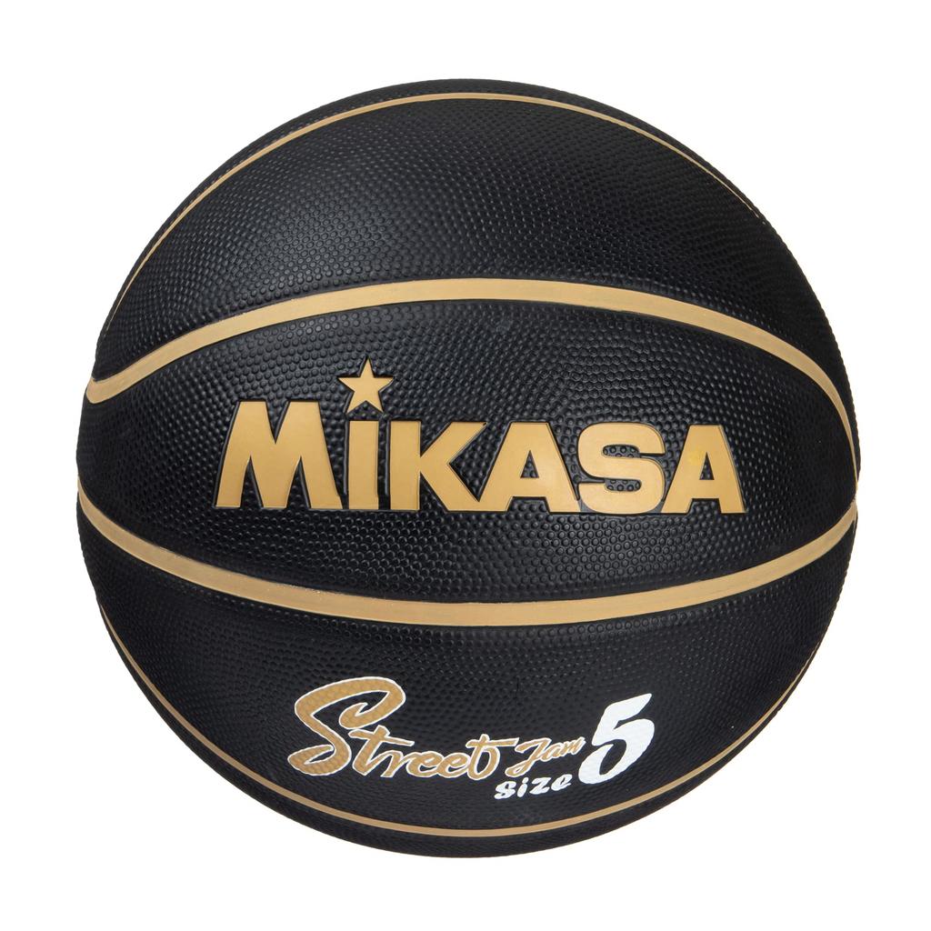 MIKASA Basketball Size 5, Rubber, Black/Gold, BB502B-BKGL-EC, Recommended Internal Pressure: 0.22-0.32 Kgf/cm²