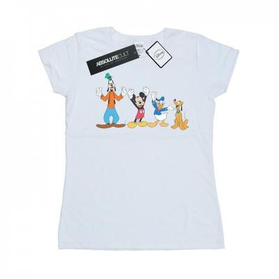 Womens/Ladies Mickey Mouse Friends Cotton T-Shirt