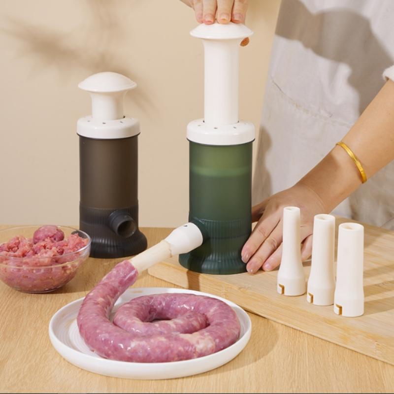 Multipurpose Sausage Meat Stuffer Horizontal Sausage Maker Homemade Kitchen Meat Sausage Maker Tool Sausage Filler