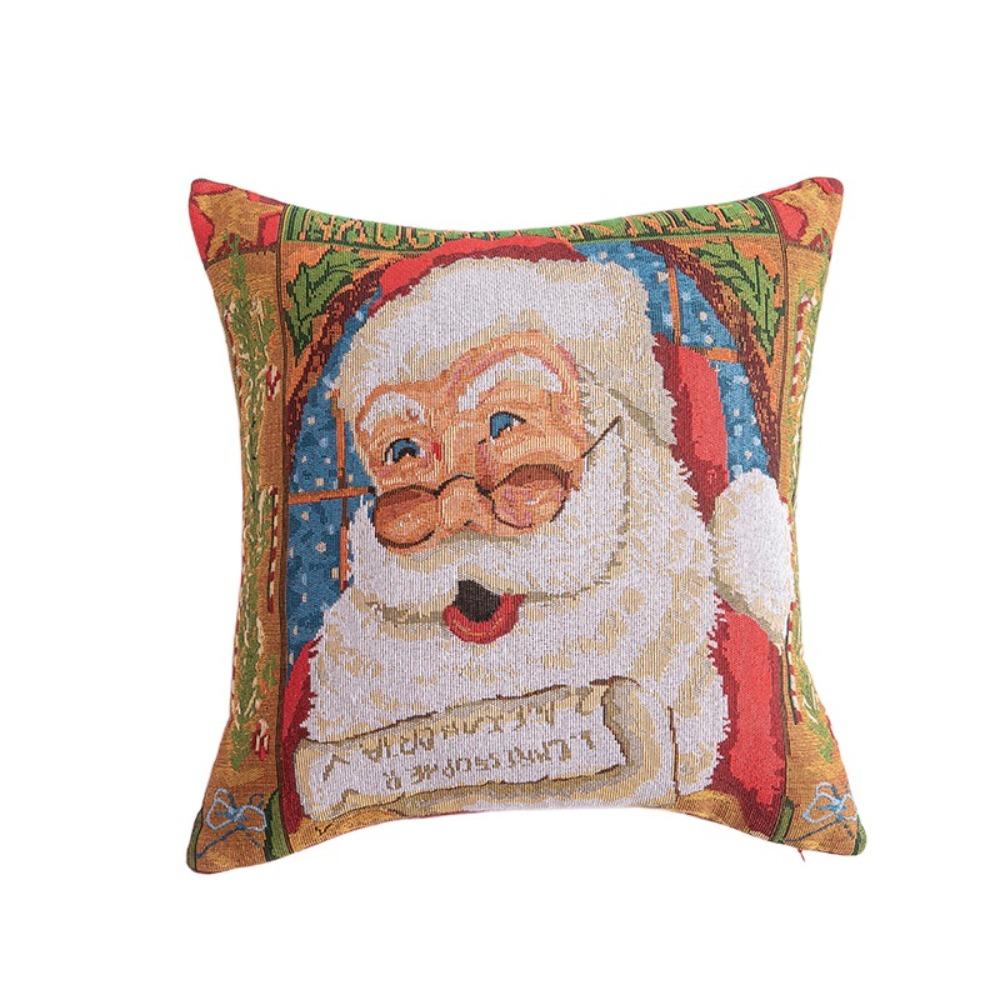 Домашний декор Снеговик Рождественская наволочка Рождественская елка INS Стиль Наволочка 45 см Красная наволочка для диванакровати 8415₽