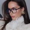 1/4pcs Pilot Sunglasses Women Double Bridge Oversized Square Goggles Classic Designer Eyewear UV400