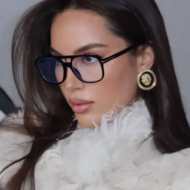 1/4pcs Pilot Sunglasses Women Double Bridge Oversized Square Goggles Classic Designer Eyewear UV400