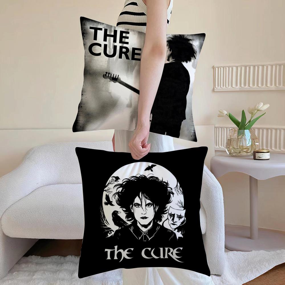 Band The Cure Cushion Cover Linen Pillowcase Cover Soft Decor For Sofa Home Room