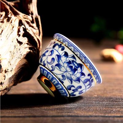 Chinesisches Porzellan Jingdezhen Vintage Ästhetische Teetasse Teegeschirr Teeware Keramikglasur Für Kung Fu Oolong Tieguanyin Puer Weißer Tee