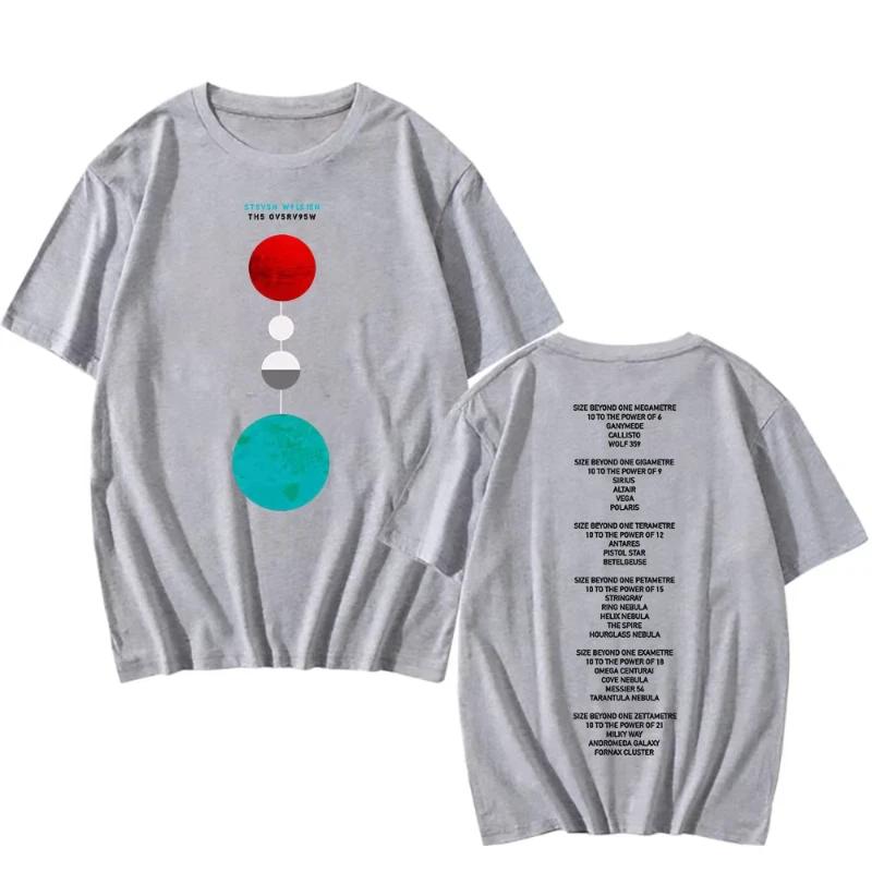 Přehledové album 2025 Tričko Steven Wilson Zpěvák Potisk Trička Pánská Dámská Camisetas Léto Bavlna Unisex Streetwear Grafické