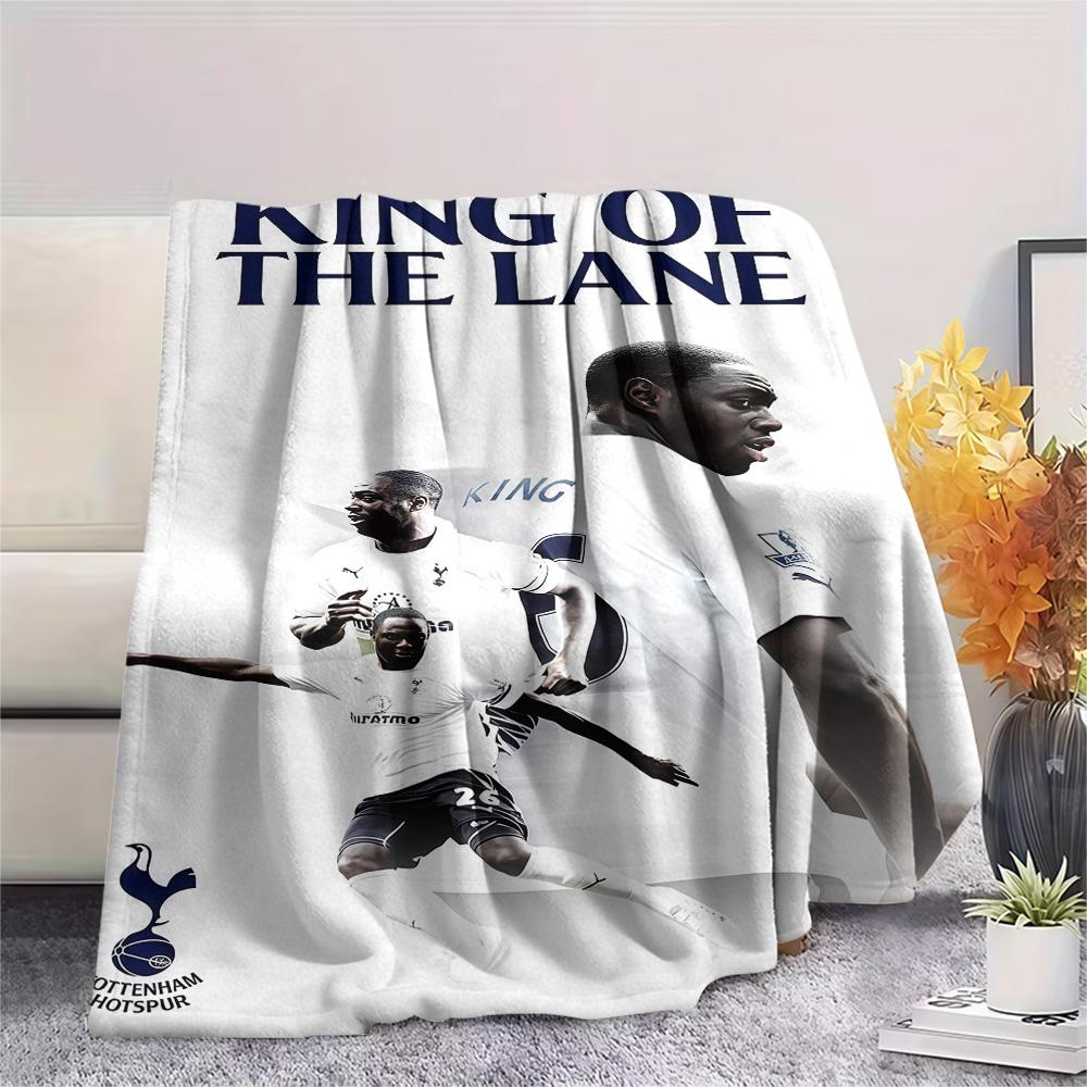 Tottenham Team Print FlAannel Blanket, High Quality Comfortable for All Seasons, Home Decor, Warmth and Comfort