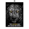Black White Lion Tiger Leopard Beast Quotes Nordic Posters And Prints Wall Art Canvas Painting Pictures For Living Room Decor
