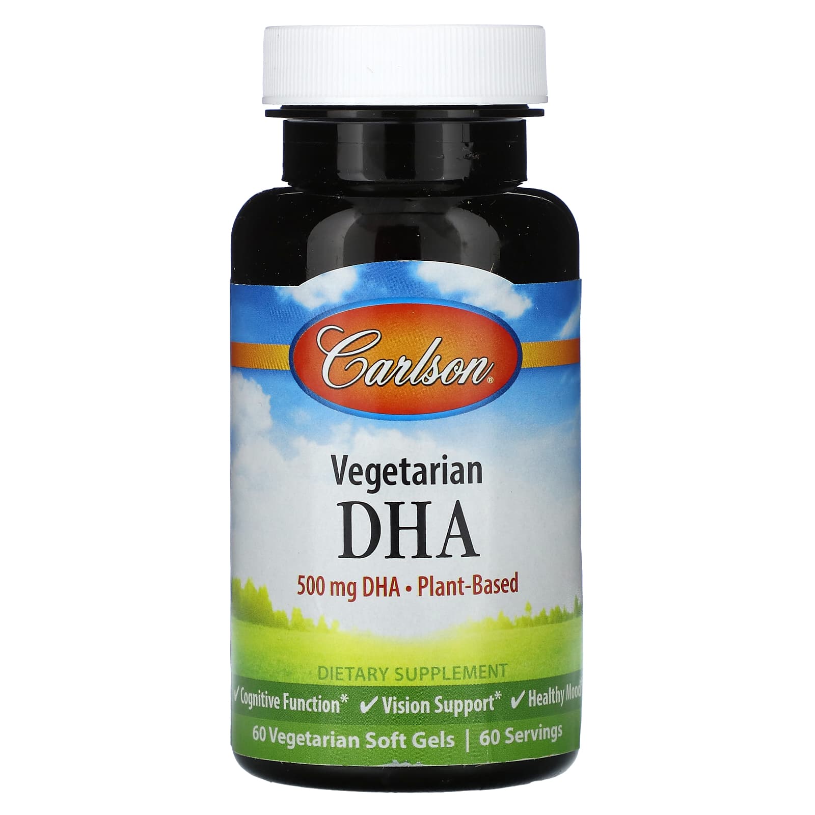 

Plant-Based Dha, 500Mg, 60 Veggie Softgels