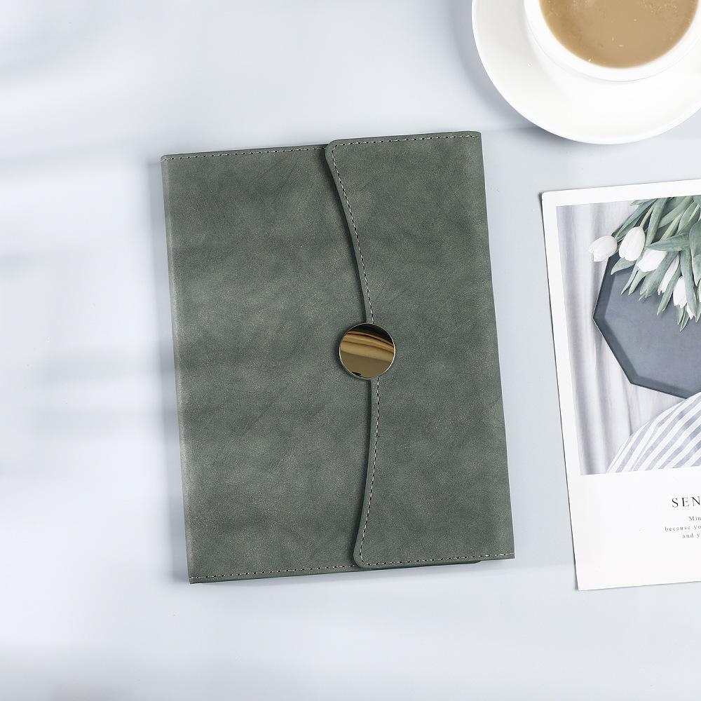 Cross-Border Exclusive A5 Refillable Trifold Notebook Set with Custom Logo