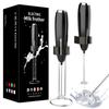 Handheld Milk Frother Kitchen Powerful Electric Foam Maker With Stand Battery Powered Foamer Blender Drink Mixer For Coffee