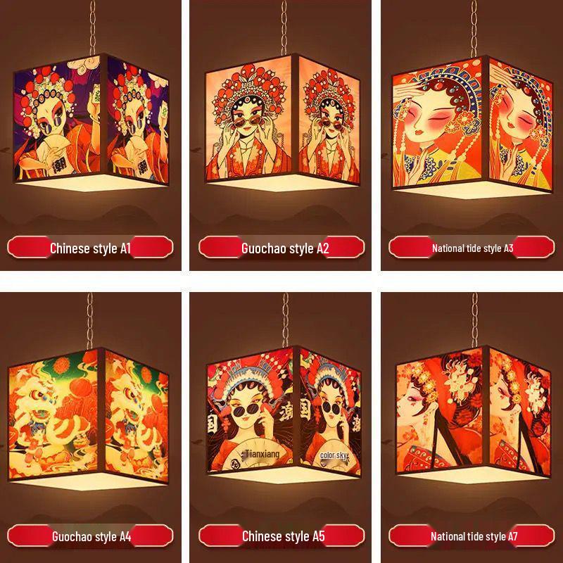 Outdoor Waterproof Traditional Chinese Lantern: Elegant Imitation Sheepskin for Restaurant or Chandelier Decoration
