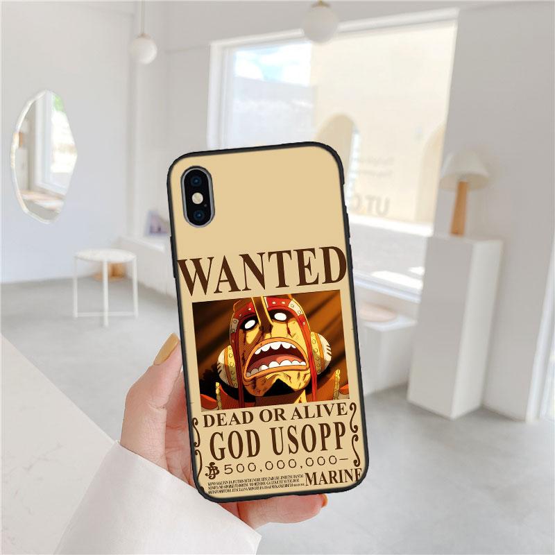 One Piece GOD Usopp Soft Shell Phone Case for Redmi Note 8 9 Pro Max 9S 9T 9C NFC 8T 8A 10A A4