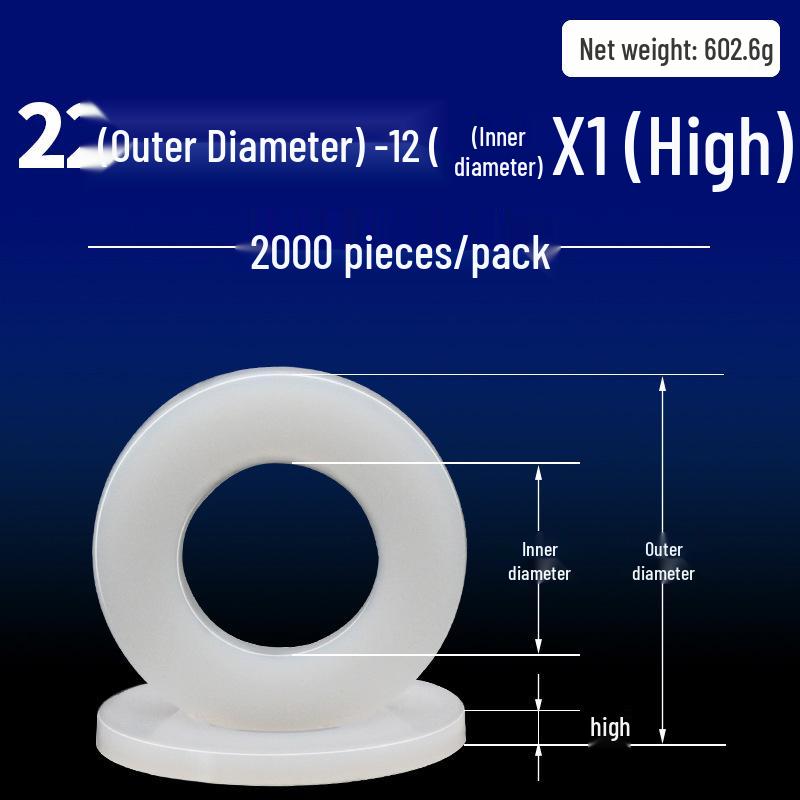 Nylon Insulating Flat Gasket Screw Washers