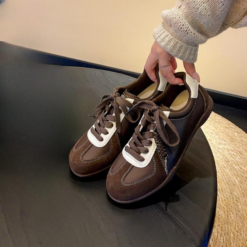 Retro Flat Shoes, Women's New Thick-soled Sports Shoes, Casual Shoes and Board Shoes