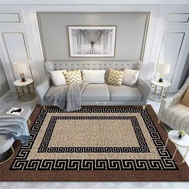Brand New Luxury Carpet and Living Room Decor Carpet Elastic Mat Bedroom Carpet Home Decor Non-slip Mat Machine Washable