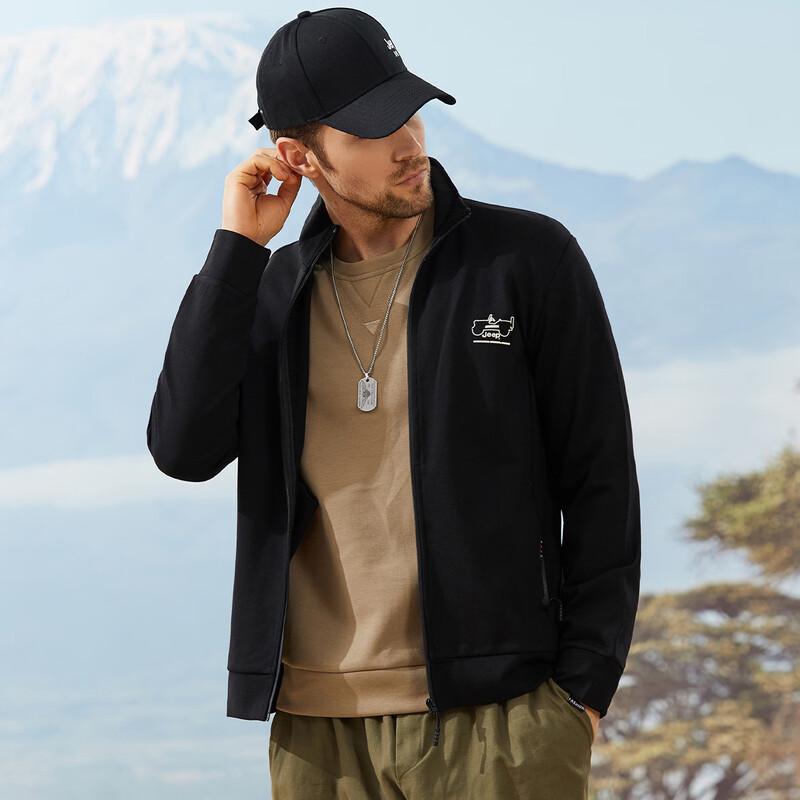 JEEP Men s Full-Zip Knitted Cardigan Jacket 5XL