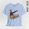 Camiseta Sophie Cunningham Point Gawd Bella Canvas Adulto Unilateral - Camiseta de Jersey Manga Curta Unissex - Grafia Alternativa