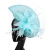 New European And American Style Deep Leather Pink Hair Accessories Mysterious Mesh Cover Headgear Gift Hat