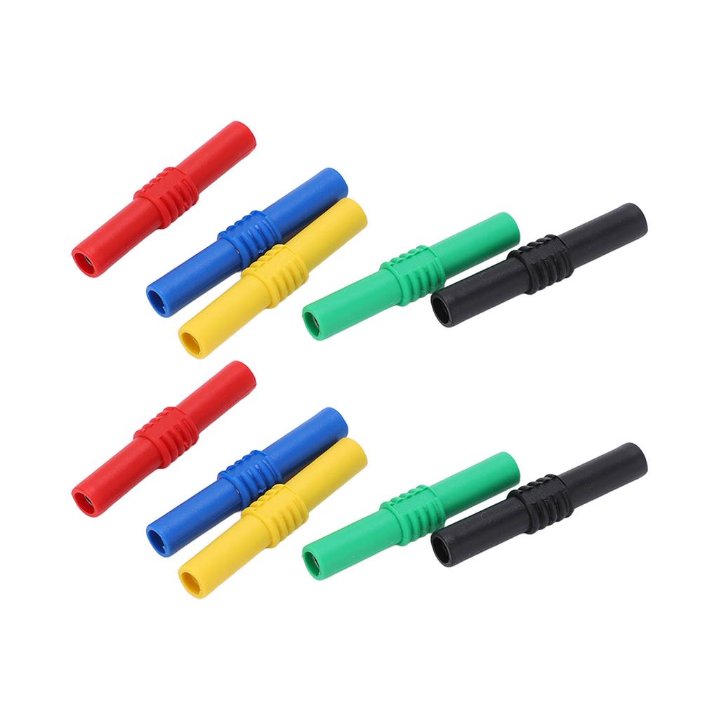 4mm Insulated Banana Coupler Female To Female 5 Colors Banana Plug Socket Adapter for Inverters Industrial Equipment