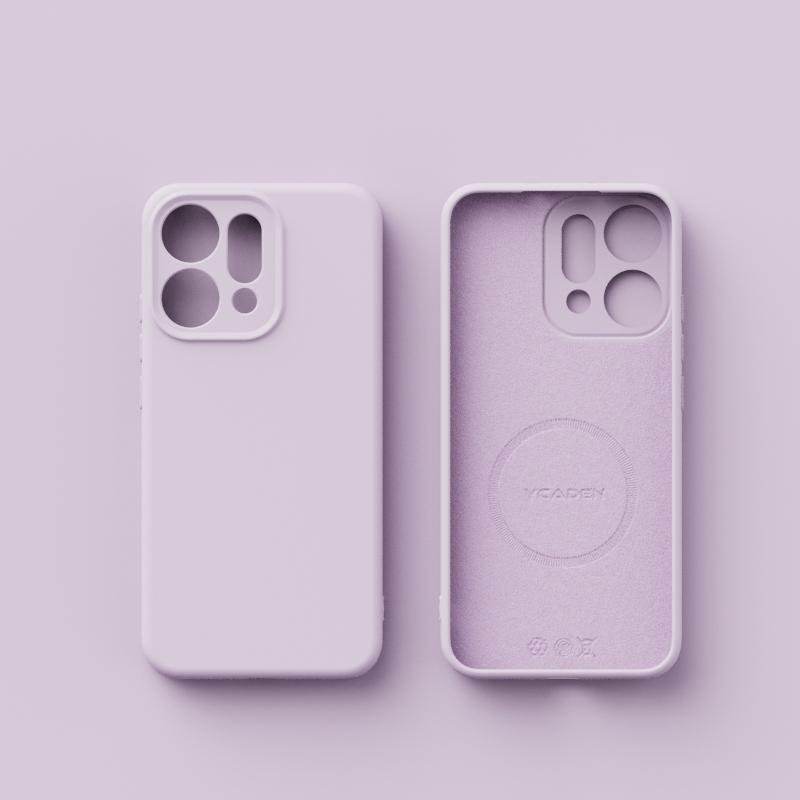 for Liquid Silicone Magnetic Case for OPPO Reno 14 Pro Magsafe Wireless Charging Soft Skin Smooth Cover Bumper Funda