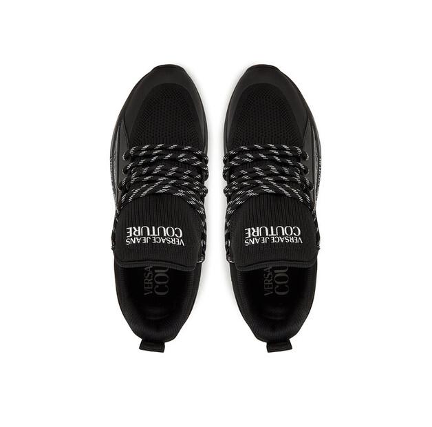 Мужские кроссовки Versace Jeans Couture 78ya3sa3 чёрные