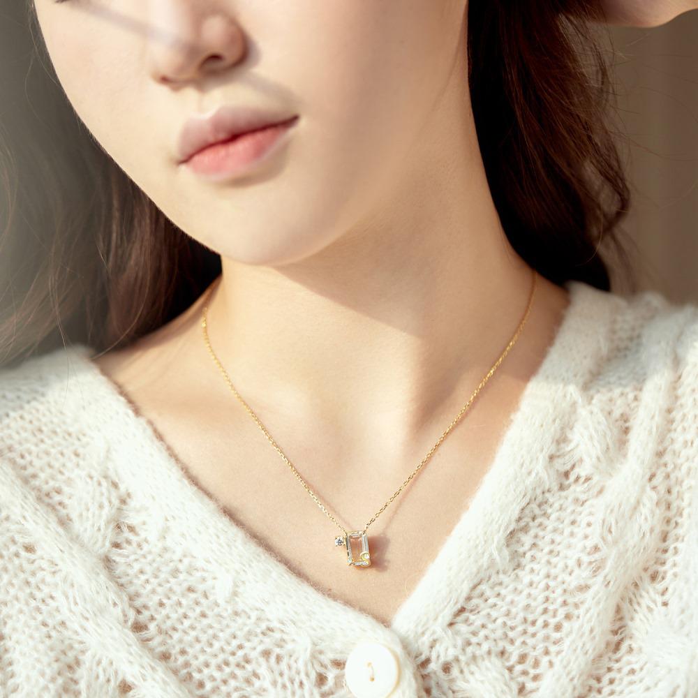 Collier Aurora Love en Argent Sterling S925 pour Femme avec Zircon - Design 26 Lettres, Cadeau de Noël Haut de Gamme