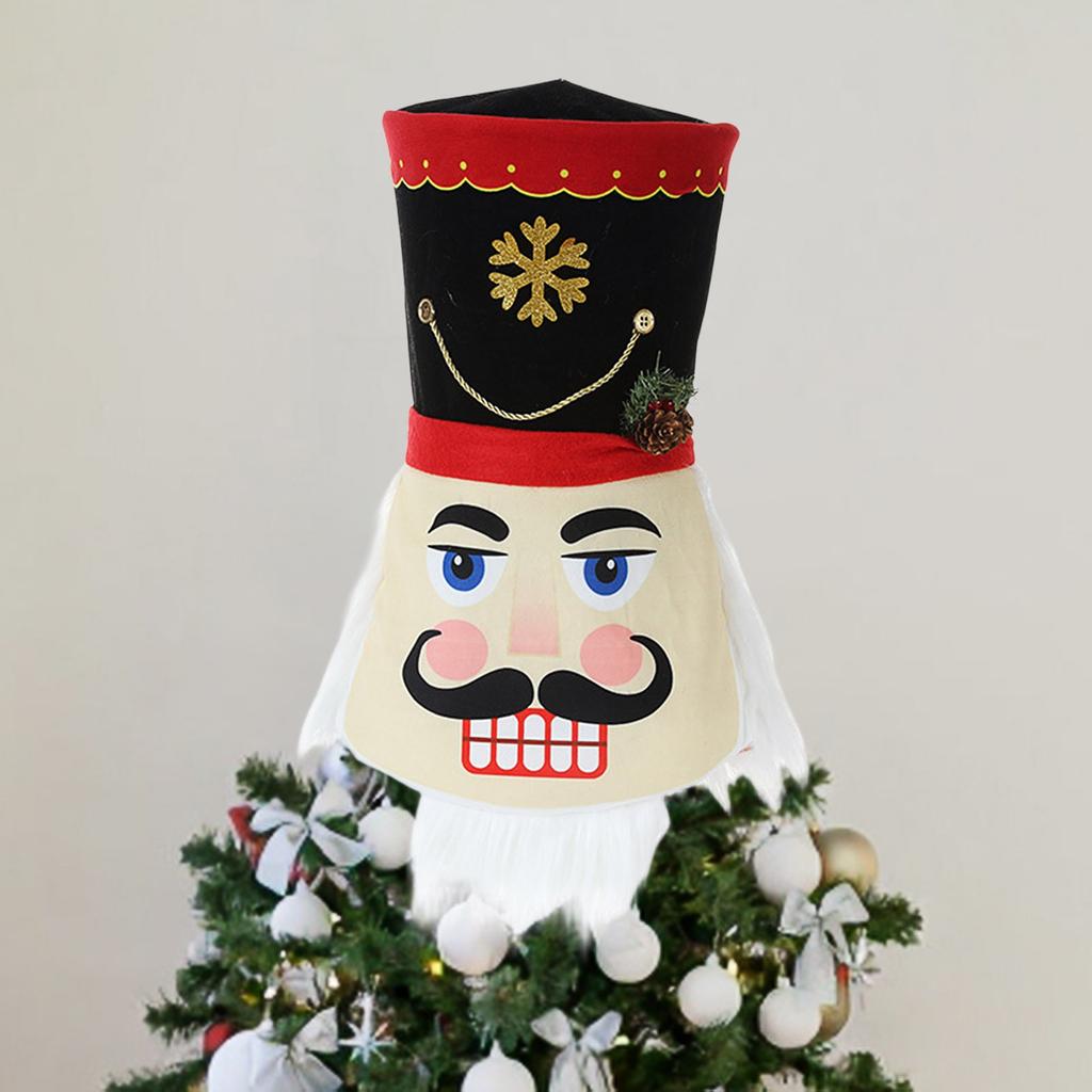 Christmas Decorations Christmas Tree Top Walnut Soldier Hat Decoration Supplies