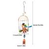 2pcs Birdcage Wind Chime Door Bells Decorations for Home Garden Backyard Hanging
