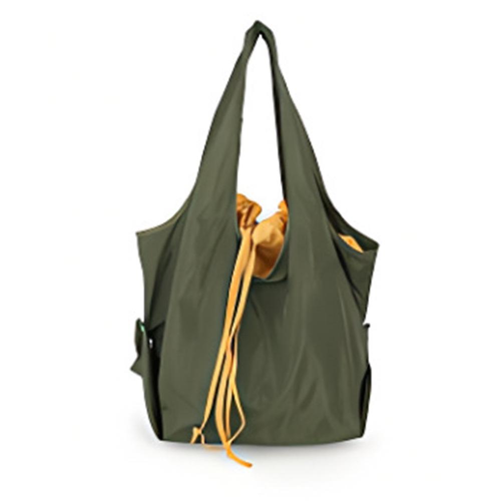 Nylon Drawstring Design Handbag Reusable Shopping Eco Bag Creative Foldable Shopping Bag  Shopping