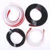 1PCS 1/2meters Flexible Floor Cable Cover Cord Self-Adhesive All Cord Hider Internet Wire Duct Duct Slot Cable Manage
