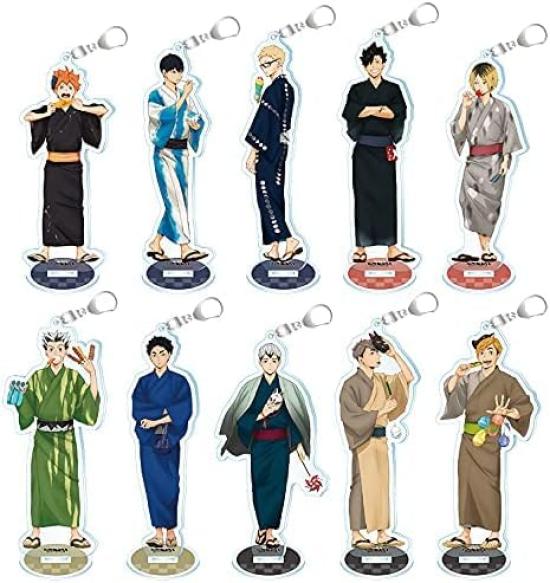 Acrylic Stand Keychain Set Miya Atsumu and Miya Inarizaki High School POPUPSHOP Official Merchandise Haikyuu! (2 Characters) Osamu, Exclusive,