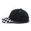 Classic Baseball Cap Boys Girls Fashion Adjustable Peaked Cap Black White Plaid Hip Hop Outdoor Sunscreen Sport Children'S Hat