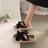 With skirt sandals women's summer new fashion platform flats