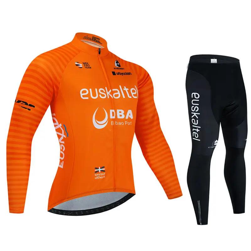 

Profession Team Spring Long Sleeve Cycling Jersey Set Men Bicycle Clothes MTB Bike Jersey Bib Pants Kit Ropa Ciclismo 4XL