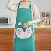Resistant Oil Waterproof Polyester Oxford Stripeds Apron Wipe Kitchens Hand