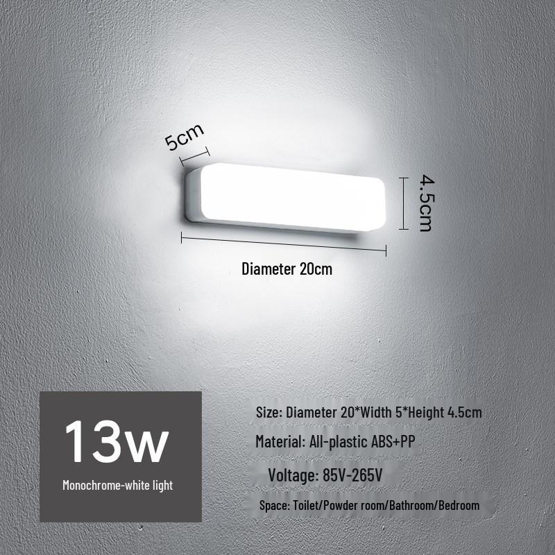 

Waterproof LED Vanity Light for Bathroom Mirror, Dressing Table & Washbasin, 110V Makeup Fill Light