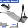 Airplane Foot Hammock Nylon Travel Foot Rest With Adjustable Strap Upgraded Comfortable Airplane Foot Sling for Travel Office