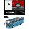 1/64 Children's Bus Alloy Model with Sound & Light Features - Fun & Interactive - Ideal for Playtime, Learning, Or Decorating