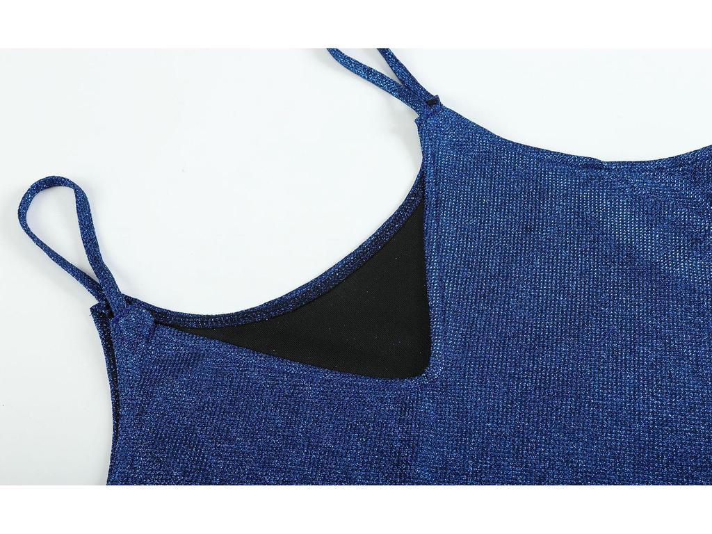 2025 European & American Women's V-neck Hot Stamping Camisole - Casual Sexy Spring/Summer Vest
