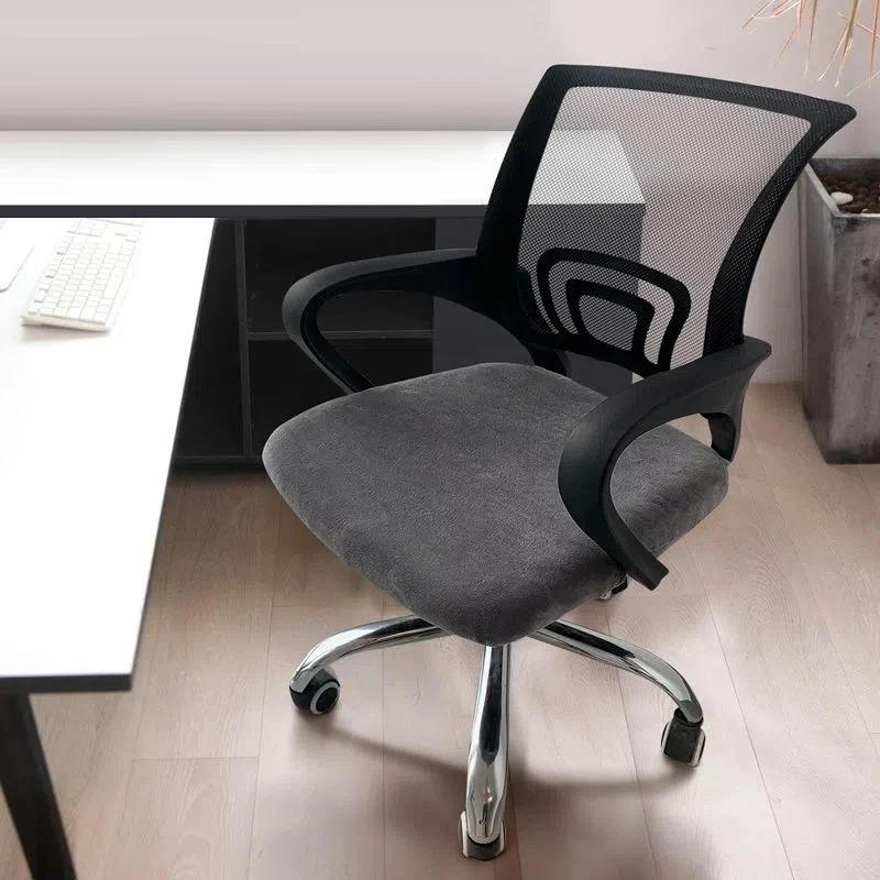 1PC Stretch Velvet Office Chair Cover Computer Swivel Seat Cover Elastic Banquet Home Universal Seat Cover Slipcovers Dust Cover