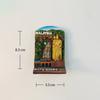 Malaysia Kuala Lumpur Baru Cave 3D Stereoscopic Tourism Souvenirs Resin Painting Decoration Home Refrigerator Magnets