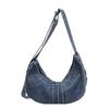 College Student Shoulder Bag Harajuku Denim Bag Girls Versatile Crossbody Bag Women's Shoulder Dumpling Bag