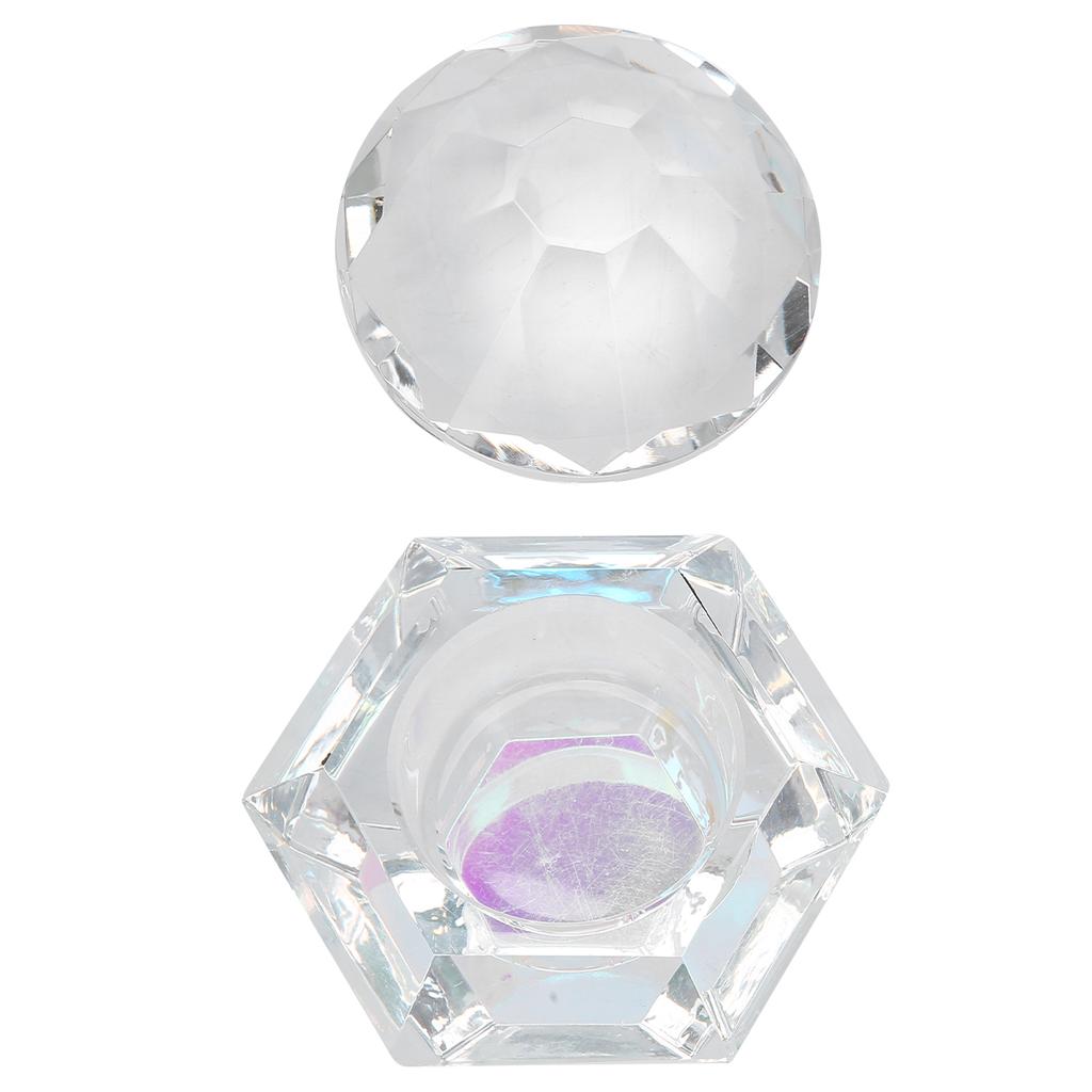 Nail Art Acrylic Liquid Powder Bowl Dish Portable Nail Liquid Cup Manicure Tool