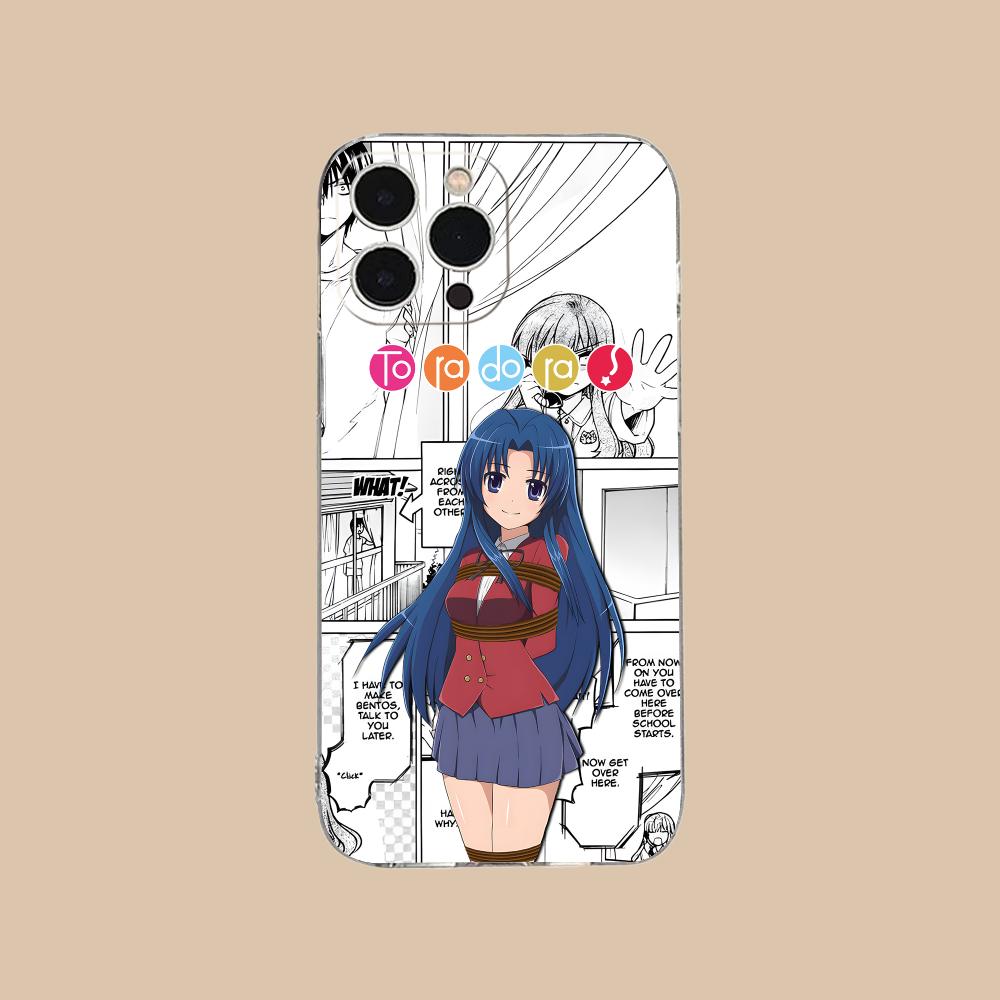 Toradora Kawashima Mobile Phone Case for iPhone 17 16 15 14 13 12 11 X XR XS Air Pro Max Plus Mini Clear Colorful Cover Luxury