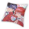 Japanese Anime Ranma Saotome Pillowcase Printing Polyester Cushion Cover Decorative Pillow Case Cover Home Zippered 45*45cm