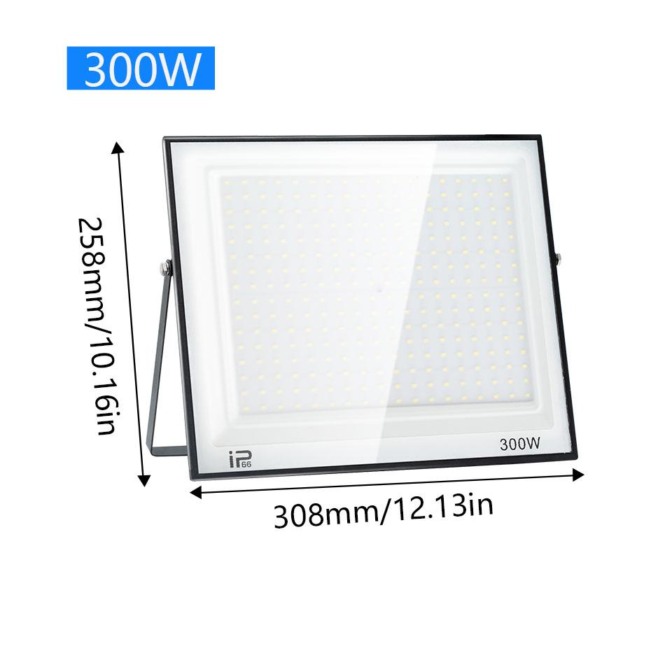 LED Outdoor Floodlight AC220/110V Portable Outdoor Safety Floodlight 20-300W Is Suitable For Courtyards Gardens Stadiums Light