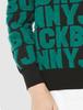 Jack Bunny Crew Neck Knit 12G1PLY Puffy Size Size Size S Women's Pullover, JQ, 140, Green, 0, (Product Code 263-1270016)