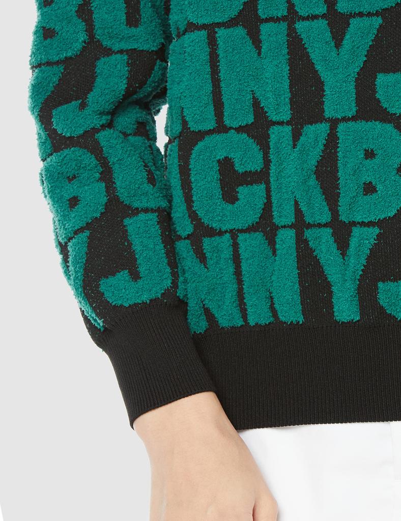 Jack Bunny Crew Neck Knit 12G1PLY Puffy Size Size Size S Women's Pullover, JQ, 140, Green, 0, (Product Code 263-1270016)