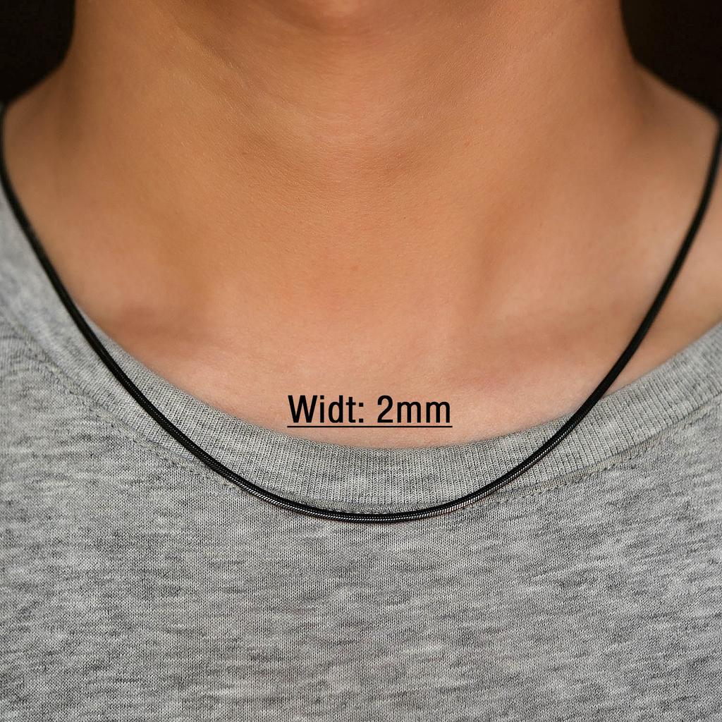 1mm/2mm Wide Stainless Steel Flat Herringbone Chain Necklace for Women Men Vintage Thin Choker Metal Jewelry Making Accessories